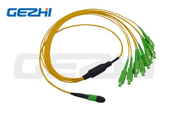MTP / MPO 트렁크 카베 12 cores/24cores/48 cores/72cores/96 cores/144cores OS2 광섬유 패치 코드