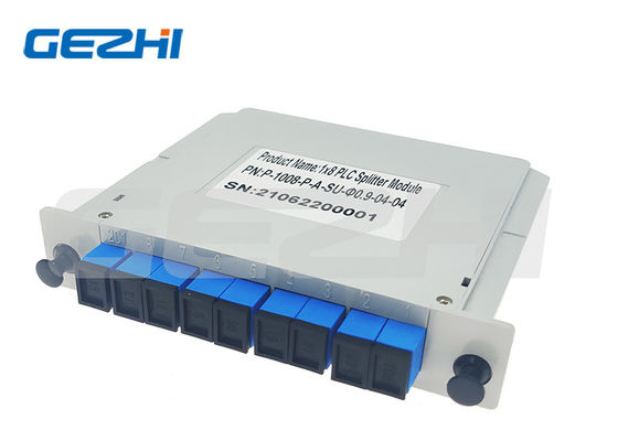 GEPON 네트워크용 SC UPC 커넥터가 있는 맞춤형 1x8 PLC 스플리터