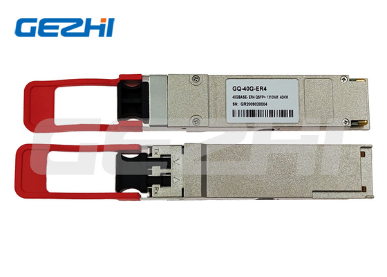 광섬유 송수신기 모듈 Er4 40 킬로미터 40g Qsfp+ 광 전송부