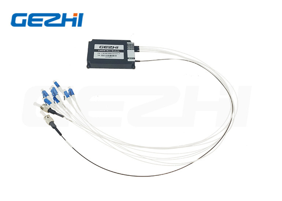 조잡한 WDM 모듈 PM CWDM 모듈을 유지하는 1x2 1x4 1x8 1x16 섬유 편광