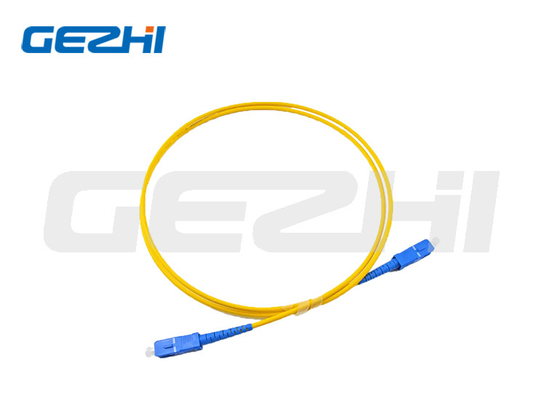 주문 제작된 길이 광섬유 패치 코드 PVC / OFNR / LSZH UPC / 자동 위상 조정