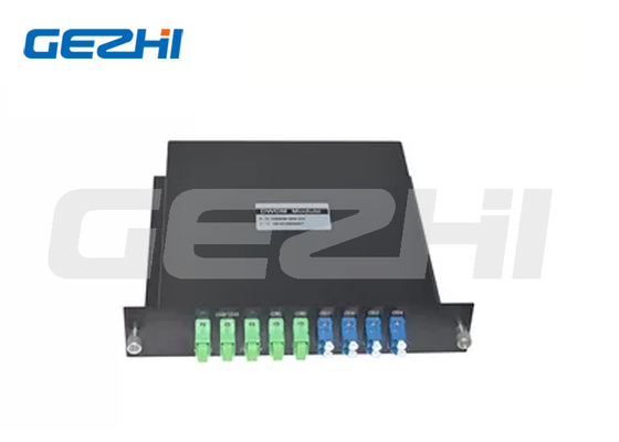 고분리 광학 DWDM 먹스 역다중화기 2X4CH 듀얼 섬유 LGX 종류