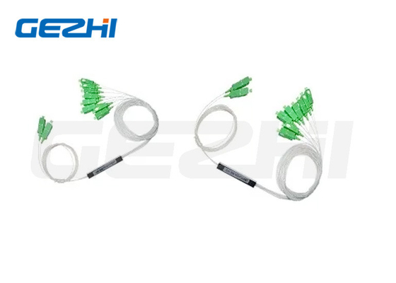 2X8 LC 싱글모드 0.9mm G657A1 강철형 광섬유 PLC 스플리터 In FTTx