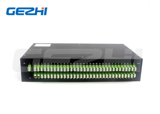 1x128 레이크 마운트 PLC 스플리터 광섬유 네트워크를 위한 낮은 삽입 손실