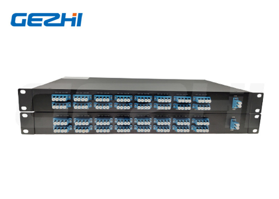다채널 40CH 필터 DWDM Mux Demux 멀티플렉서 1RU 19