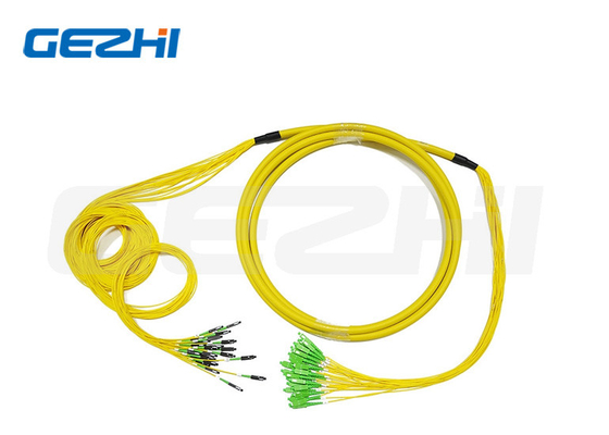 24 케이블 Fiber G657A1 FTTX를 위한 MU에서 LC 오프틱 패치 케이블