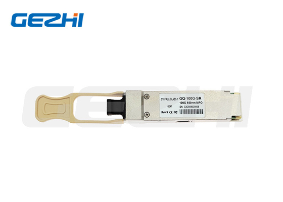 MPO 100G 850nm SR 광적 송수신 모듈 DDM 100M QSFP28 지원 OEM