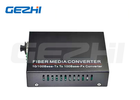 LC 커넥터 단일 모드 섬유 변환기 Netaxcess 10 / 100Base TX 100Base FX와 SFP 포트 / Rj45