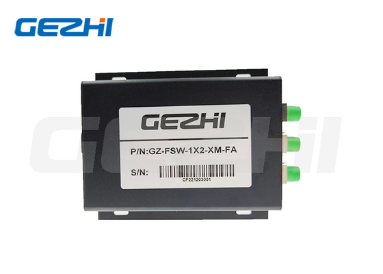 RS-232 제어 1x2 기계 광학 스위치 모듈 850nm 랩싱 광학 스위치