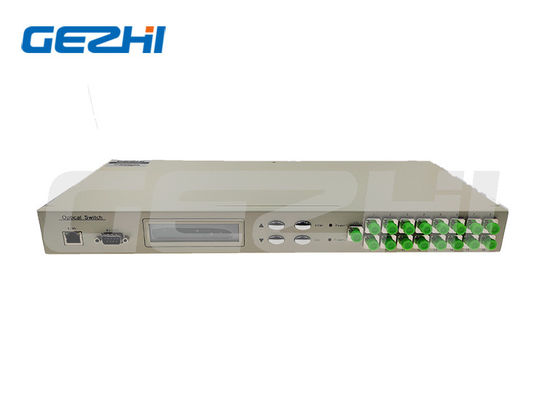 광섬유 네트워크에 대한 RS232 제어와 함께 1x16 MEMS 광식 스위치 랙마운트