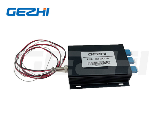 GZ-FSW-2x4 광섬유 스위치 1260~1650nm TTL 제어 광 스위치