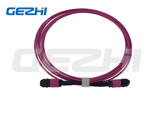 12 Fiber LC Duplex 1x6 to MTP MPO 케이블 MPO OM4 패치 코드