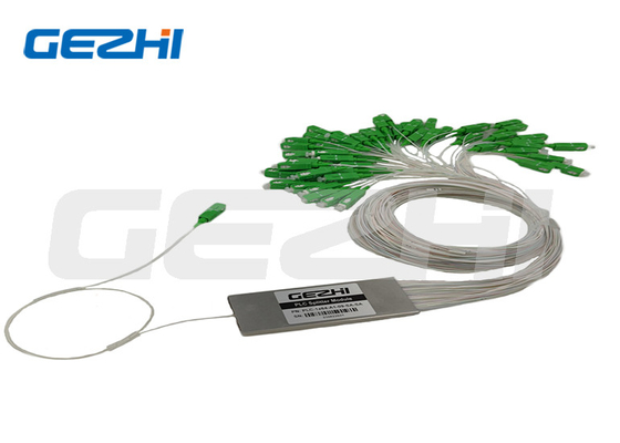 1x64 Plc 스플리터 파장 1260 - 1650nm 광섬유 타입 PLC 광 스플리터