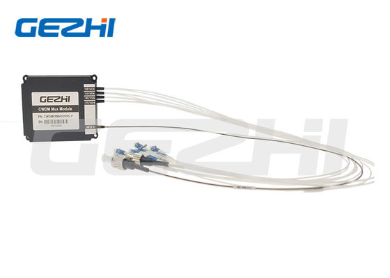 8 채널 DWDM 모듈, 100GHz 채널 간격 및 지하철 네트워크에 대한 낮은 삽입 손실