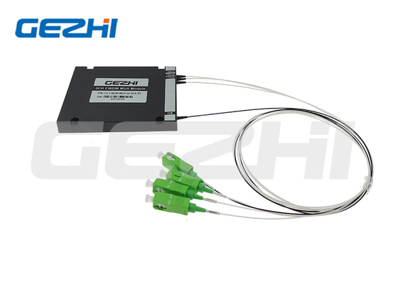 3CH CWDM Mux 모듈 ABS 박스 사용자 정의 파장 및 커넥터