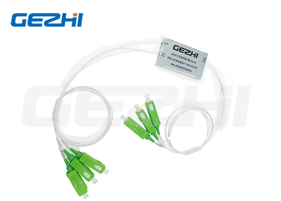 광학 WDM CCWDM 4+1CH SMF-28e 0.9 느슨 튜브 SC/APC CCWDM 모듈 미니 cwdm