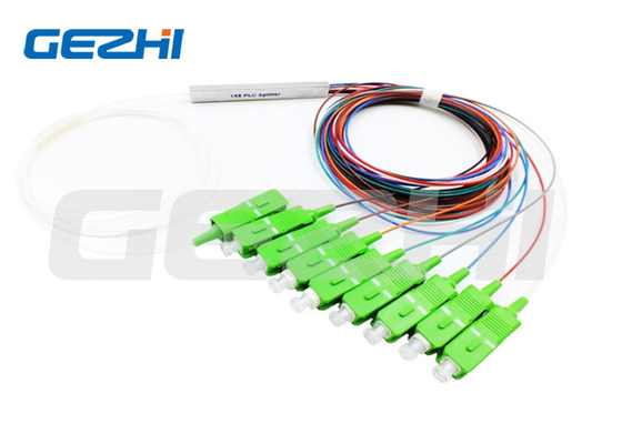 광섬유 1x4/1x8 미니 PLC 스플리터 G657A 광섬유 유형 3.8-24.5 dB 삽입 손실 보장