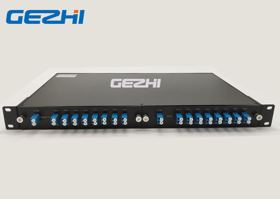 16 파장 낮은 삽입 손실 랙 마운트 CWDM 패시브 모듈 및 멀티플렉서 모듈