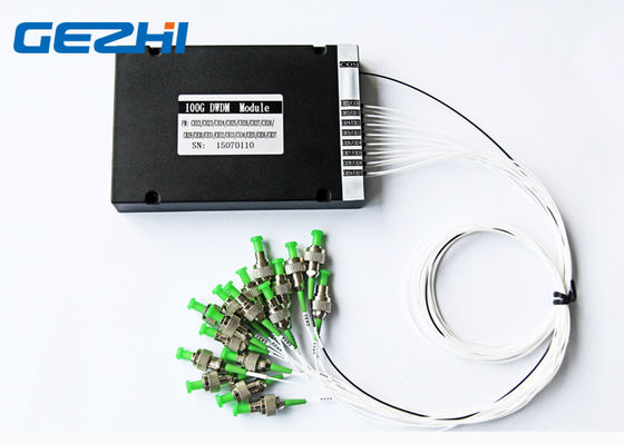 FC APC 단 하나 섬유 100Ghz C371x16 CH 수동적인 DWDM Mux