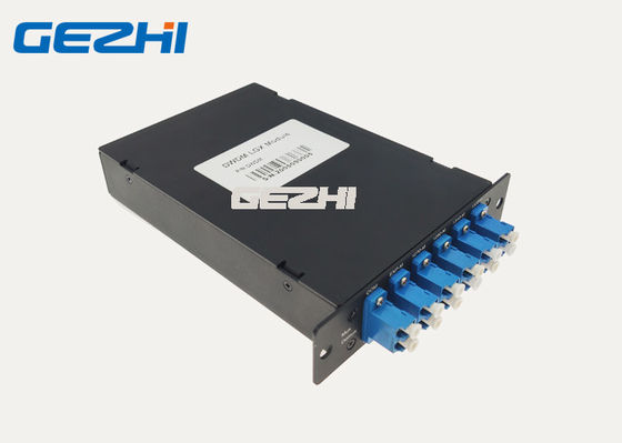 1x4 채널 수동 DWDM Mux 모듈, 100Ghz 그리드 및 고 용량 네트워크용 듀플렉스 섬유