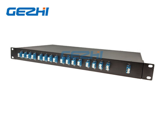 1개의 섬유 1x32는 AAWG DWDM 랙마운트 단위에 수로를 열습니다