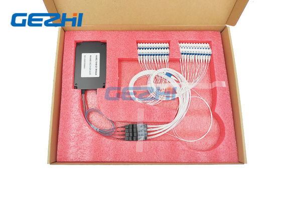 LC PC 연결관 편평 정점 48 채널 AWG DWDM 단위